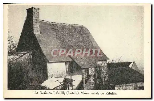 Cartes postales La Deviniere Seuilly Maison Natale de Rabelais