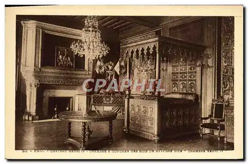 Cartes postales Pau Chateau Henri IV Chambre a coucher des rois de Navarre dite Chambre Henri IV