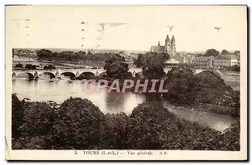 Cartes postales Tours Vue Generale