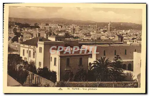 Cartes postales Tunis Vue generale