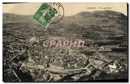 Cartes postales Lodeve Vue Generale