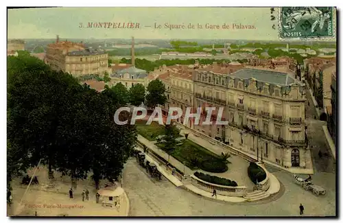 Cartes postales Montpellier Le Square De La Gare De Palavas