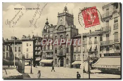 Cartes postales Beziers L&#39Hotel De Ville