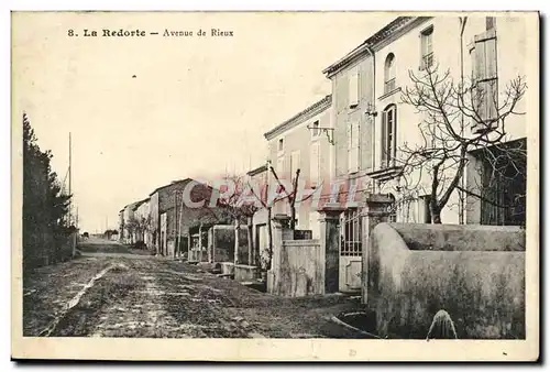 Cartes postales La Redorte avenue De Rieux