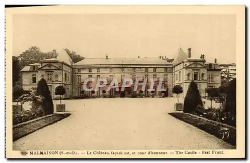 Cartes postales Malmaison Le Chateau Facade est et cour d&#39honneur