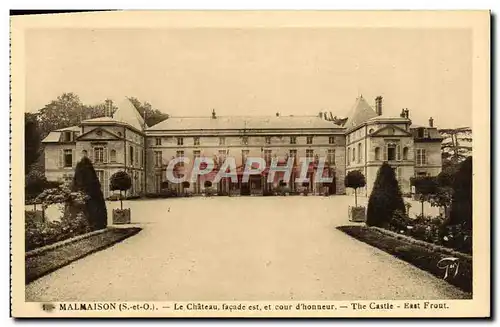 Cartes postales Malmaison Le Chateau Facade est et cour d'honneur