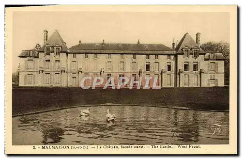 Cartes postales Malmaison Le Chateau Facade ouest