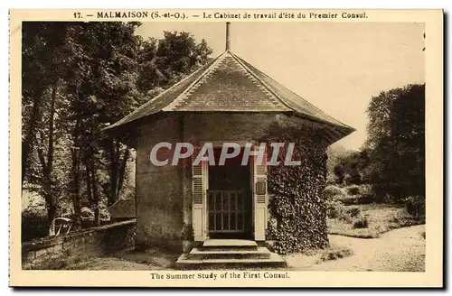 Cartes postales Malmaison Le Cabinet De Travail d&#39Ete du premier caonsul
