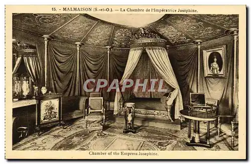 Cartes postales Malmaison La Chambre De l&#39Imperatrice Joephine