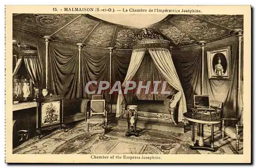 Cartes postales Malmaison La Chambre De l'Imperatrice Joephine