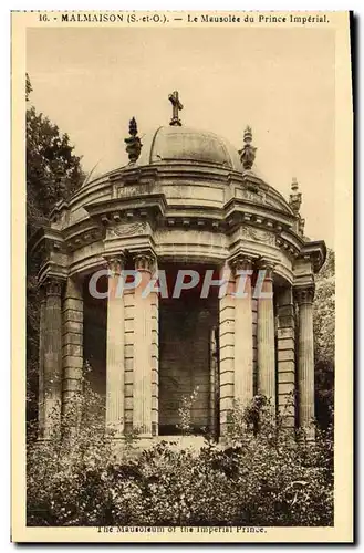 Cartes postales Malmaison Le Mausolee du prince imperial