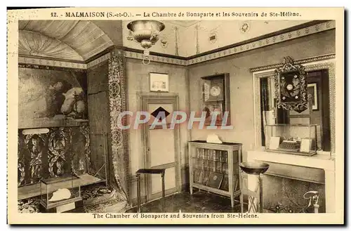 Ansichtskarte AK Malmaison La Chambre De Bonaparte et les souvenirs de ste helene Napoleon 1er