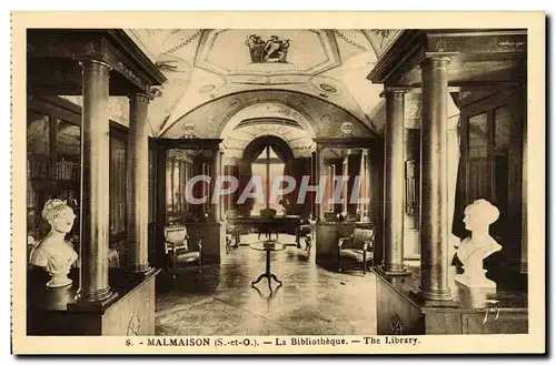 Cartes postales Malmaison La Bibliotheque