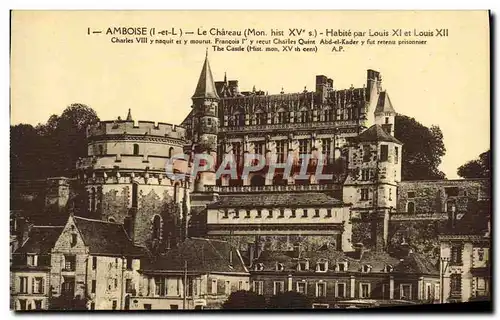 Cartes postales Amboise Le Chateau