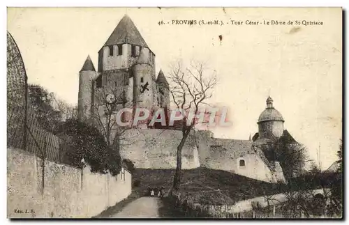 Cartes postales Provins Tour Cesar Le Dome De St Quiriace