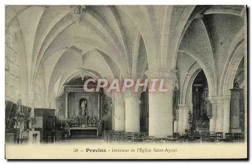 Cartes postales Provins Interieur de l&#39eglise saint ayoul