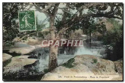 Cartes postales Foret de Fontainebleau mare de franchard