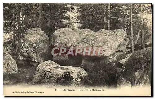 Ansichtskarte AK Barbizon Les Trois Mausolees