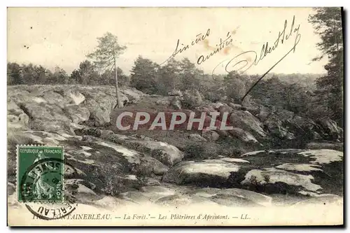 Cartes postales Fontainebleau La Foret Les Platrieres d&#39apremont