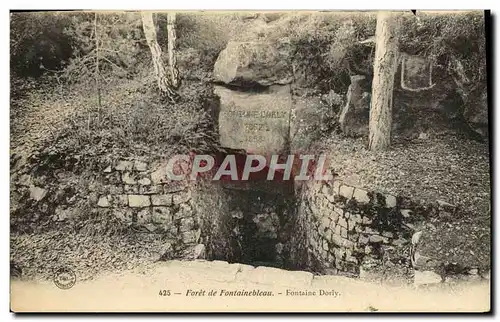 Cartes postales Foret De Fontainebleau Fontaine Dorly