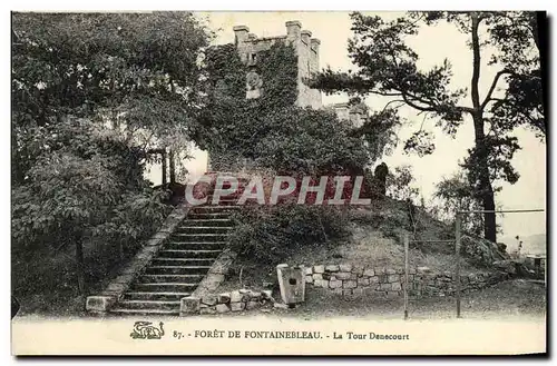 Ansichtskarte AK Foret De Fontainebleau La Tour denecourt