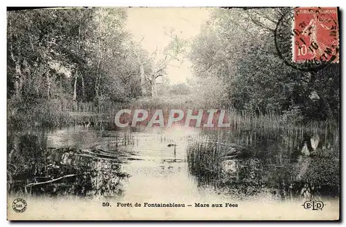 Cartes postales Foret De Fontainebleau Mare aux fees