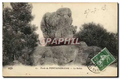 Cartes postales Foret De Fontainebleau Le Bolide