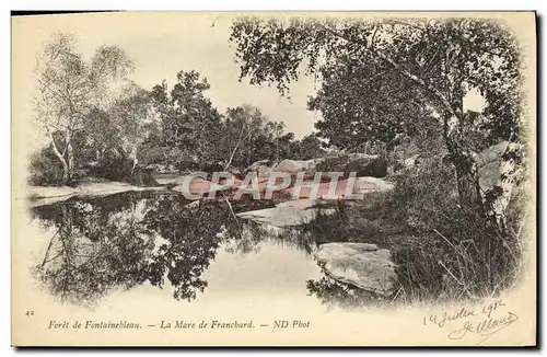 Cartes postales Foret De Fontainebleau La Mare De Franchard