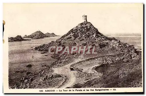 Cartes postales Ajaccio La Tour De La Parata et les iles sanguinaires
