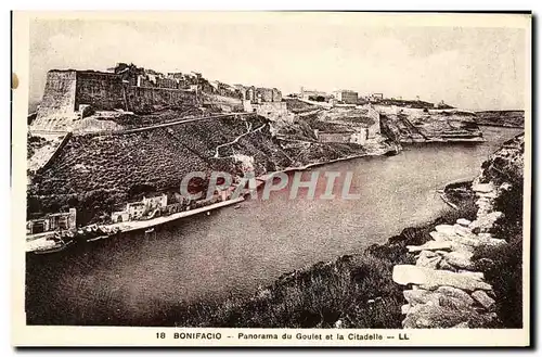 Ansichtskarte AK Bonifacio Panorama du goulet et la citadelle