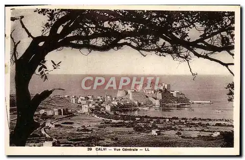 Cartes postales Calvi Vue generale