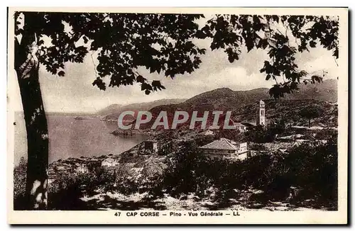Cartes postales Cap Corse Pino Vue generale