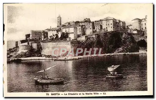 Cartes postales Bastia La Citadelle et la vieille ville