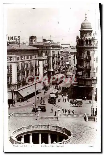 Cartes postales Valencia Calle de las barcas