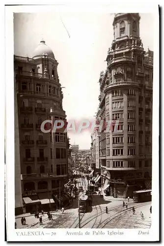 Cartes postales Valencia Avenida De Pablo Iglesias