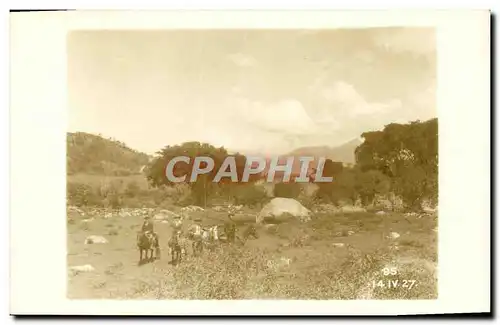 CARTE PHOTO Colombie Avril 1927 Exploration a Fuosagasugo