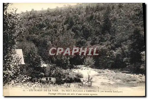 Cartes postales Les Bords De La Vire De Beny Bocage a Campeaux Moulin Leveque