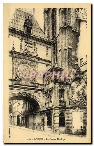 Cartes postales Rouen La Grosse horloge