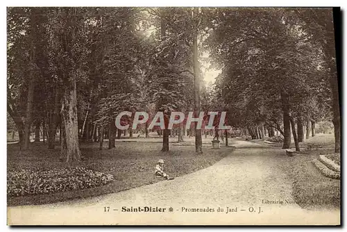 Cartes postales Saint Dizier Promenades du jard