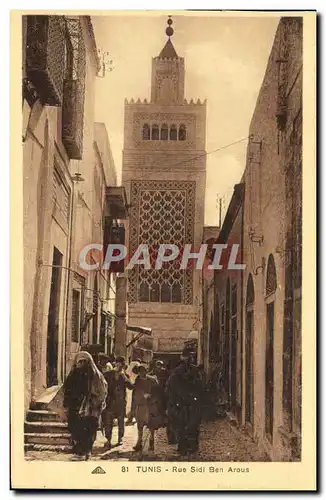 Cartes postales Tunis Rue Sidi ben arous