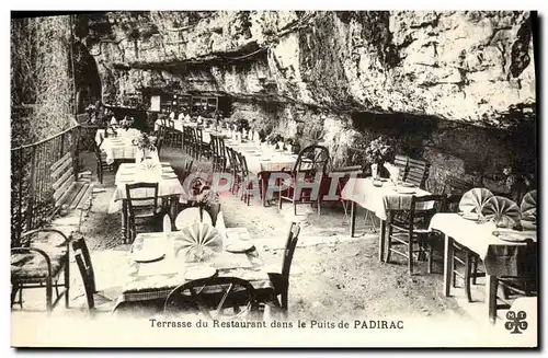 Cartes postales Terrasse du Resturant dans le Puits de Padirac