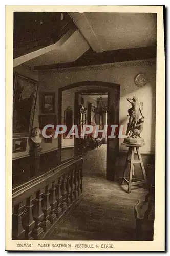 Cartes postales Colmar Musee Bartholdi Vestibule l er Etage