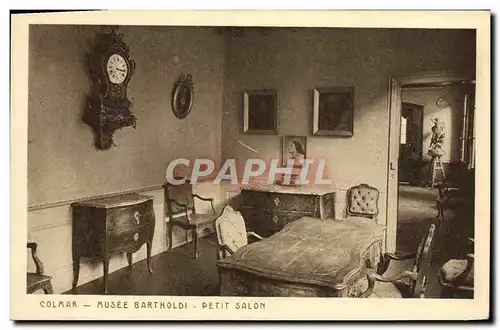 Cartes postales Colmar Musee Bartholdi Petit Salon