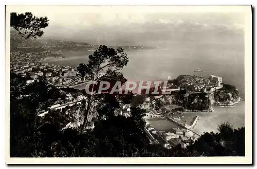 Cartes postales Principaute de Manaco Vue d&#39ensemble