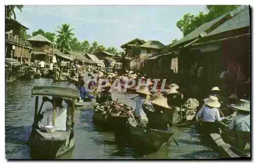 Moderne Karte Bangkok Floating market