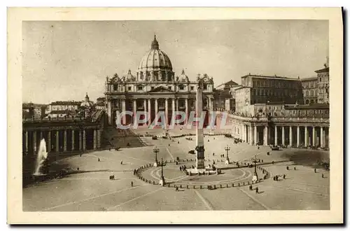 Cartes postales Roma Piazza e Basilica S Pietro