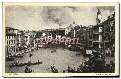 Cartes postales Venezia Ponte di Rialto