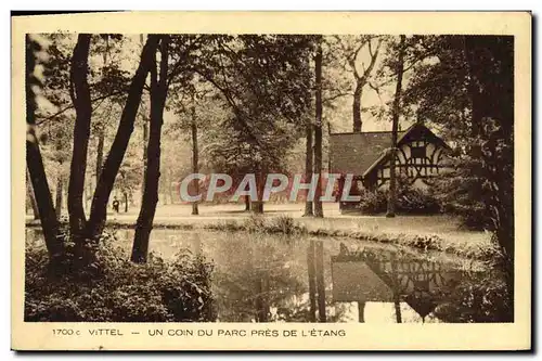 Cartes postales Vittel un Coin du Parc Pres de L'Etang