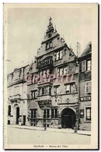 Cartes postales Colmar Maison des Tetes