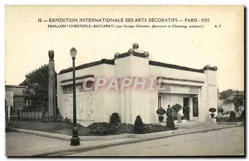 Ansichtskarte AK Paris Exposition des Arts Decoratifs Pavillon Christofle Baccarat